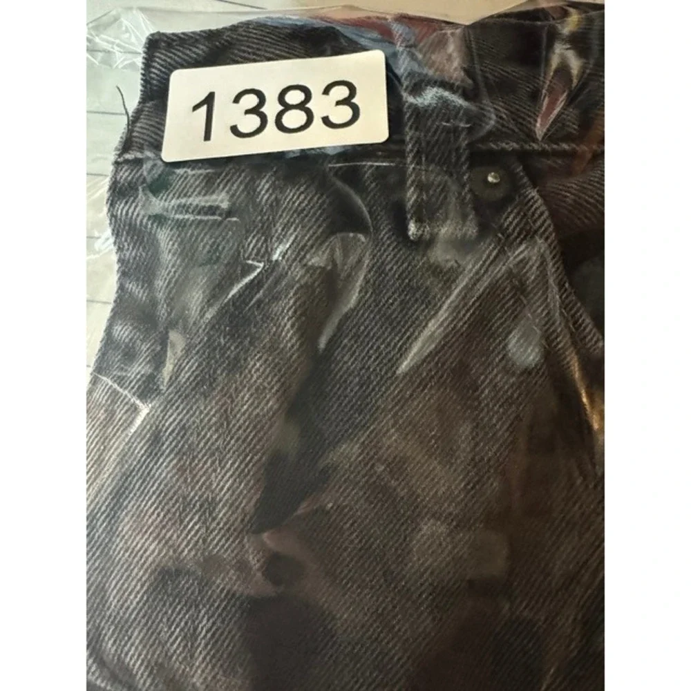 Levi's Jeans Mens 31x30 505 Regular Fit Straight Leg Faded Black Denim Pants